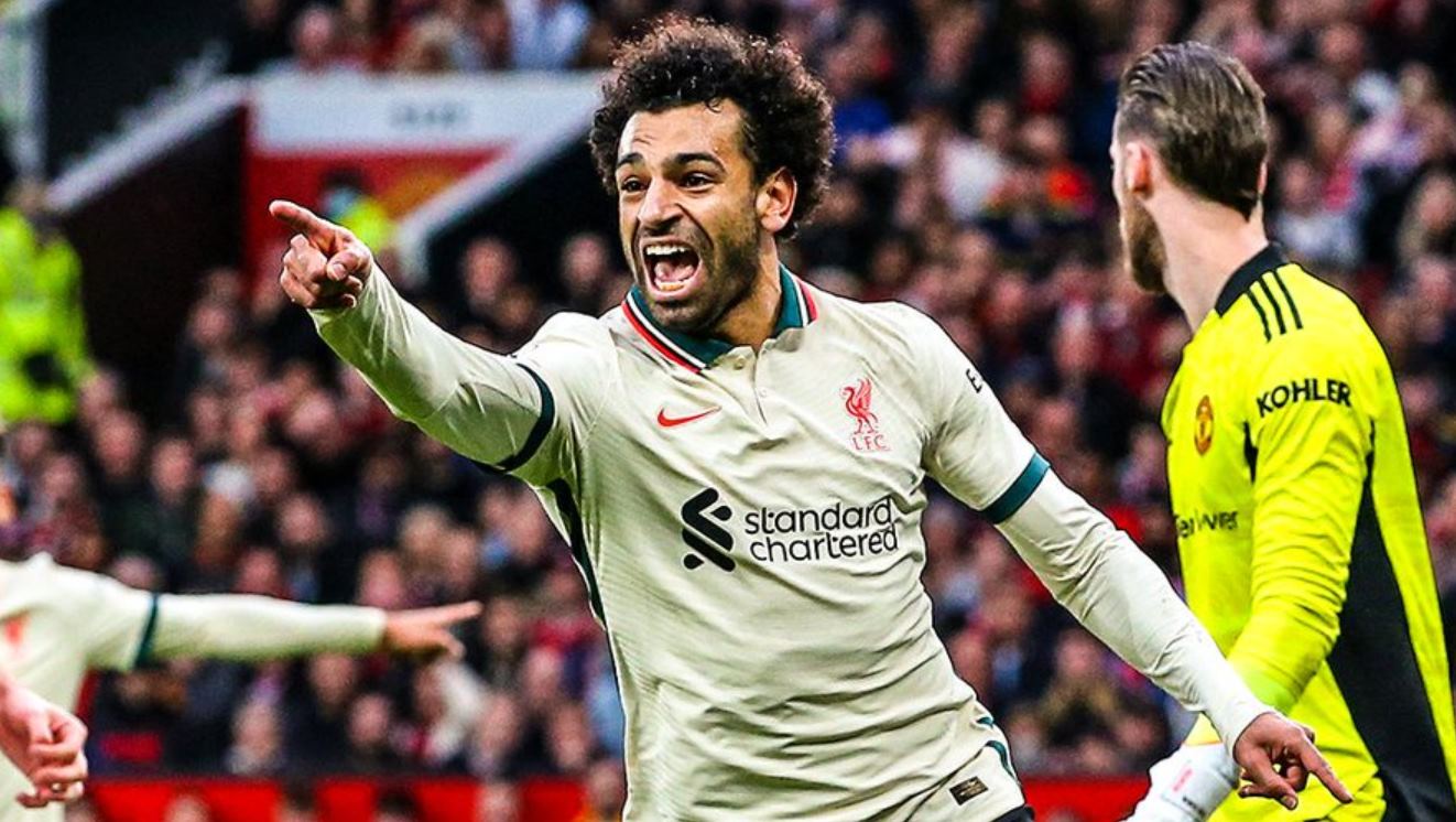 Mohamed Salah merubah kedudukan menjadi 0-3 bagi keunggulan Liverpool