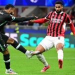 Mohamed Salah pemain Liverpool saat melawan AC Milan