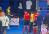 Momen saat wasit dilempar botol di laga Espanyol vs Villarreal