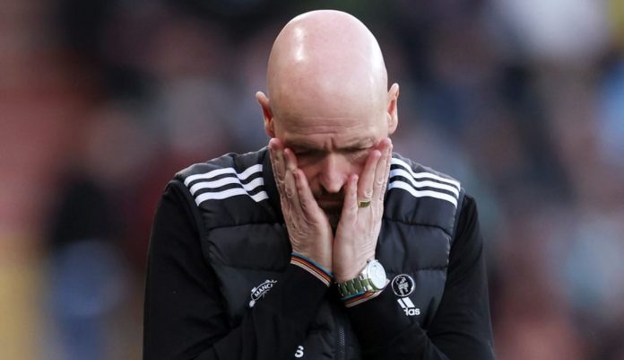 Pelatih Manchester United Erik Ten Hag