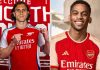 Riccardo Calafiori dan Jurrien Timber pemain Arsenal