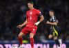 Robert Lewandowski Saat Bermain di Laga Polandia vs Skotlandi