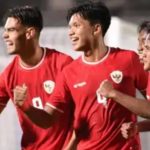 Skuad Indonesia U20 saat menang 4-0 atas Maladewa