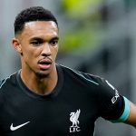 Trent Alexander-Arnold di laga kontra AC Milan