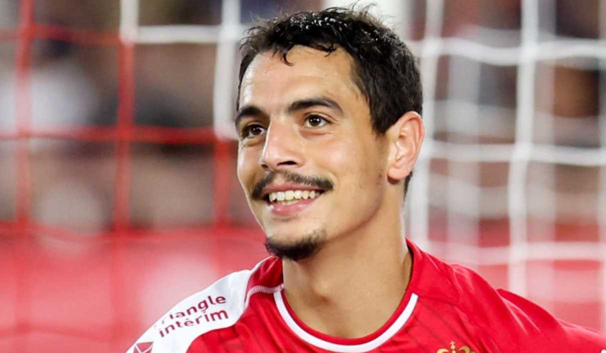 Wissam ben Yedder setelah mencetak gol untuk Monaco