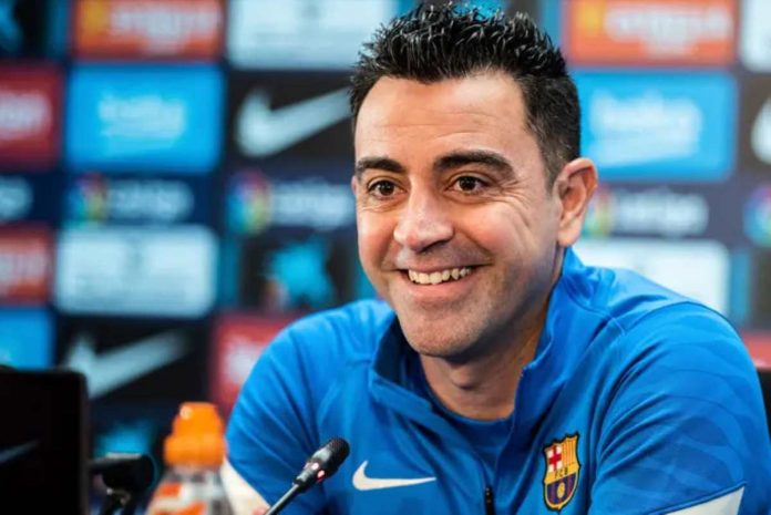 Xavi Hernandez saat masih menjadi pelatih Barcelona