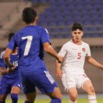 Andalan Timnas Indonesia U17 Mathew Baker di laga kontra Kuwait