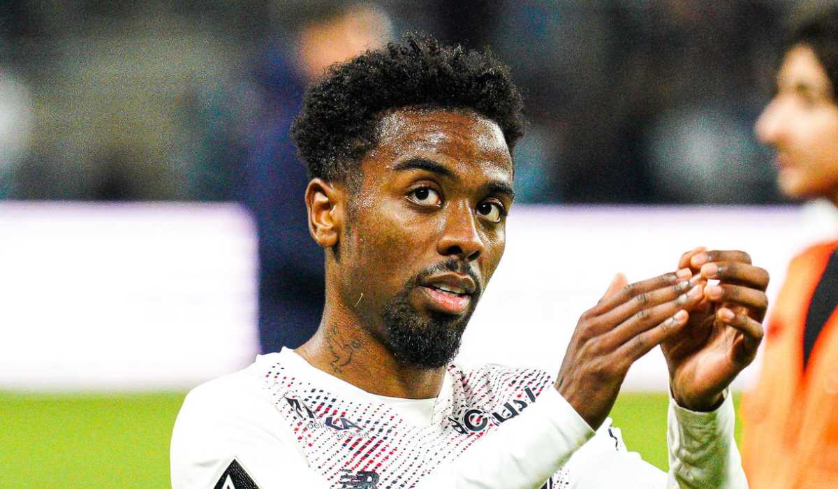 Angel Gomes usai pertandingan LOSC Lille