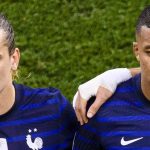 Antoine Griezmann dan Kylian Mbappe pemain timnas Prancis