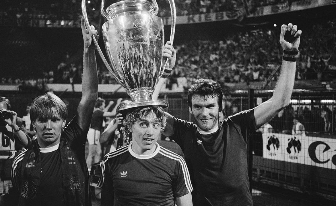 Aston Villa saat juara Liga Champions 1982 mengalahkan Bayern Munchen