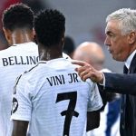 Carlo Ancelotti beri instruksi Vinicius Junior