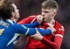 Conor Bradley dalam laga Liverpool vs Chelsea