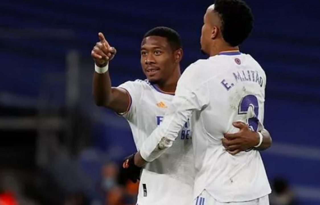 David Alaba dan Eder Militao dalam sebuah laga Real Madrid