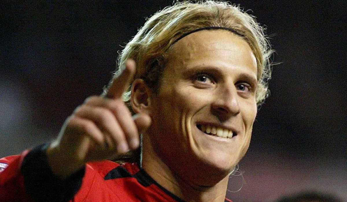 Diego Forlan saat bermain untuk Manchester United