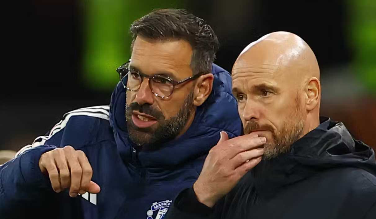 Erik ten Hag bersama ruud van Nistelrooy