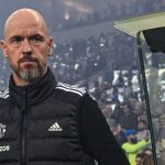 Erik ten Hag di laga Liga Europa Manchester United