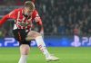 Herdy Schouten di laga PSV Eindhoven vs Sporting CP di Liga Champions