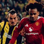 Joshua Zirkzee berduel dengan Caglar Soyuncu