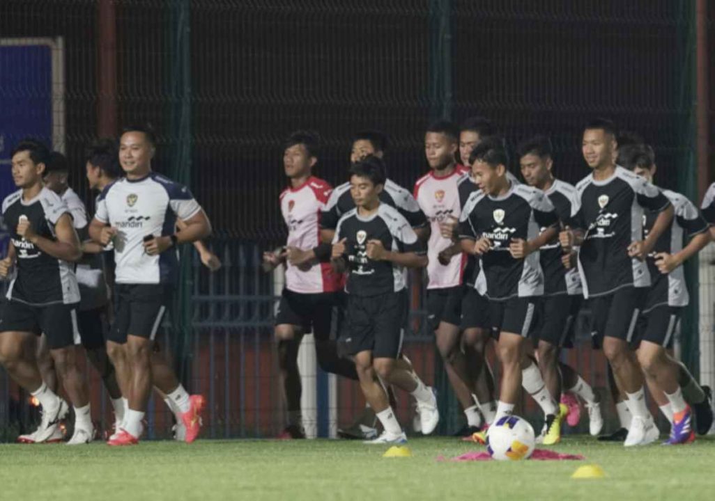 Latihan Timnas Indonesia U17 Jelang Hadapi Kuwait