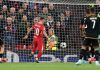 Liverpool vs Bologna - Alexis Mac Allister saat mecetak gol di Liga Champions