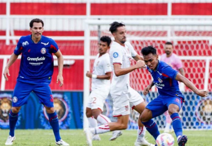 Malut United saat dikalahkan Arema FC