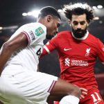 Mohammed Kudus berduel dengan Mohamed Salah