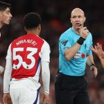 Para pemain Arsenal protes keputusan wasit Anthony Taylor