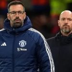 Pelatih Manchester United Erik Ten Hag dan Ruud Van Nistelrooy