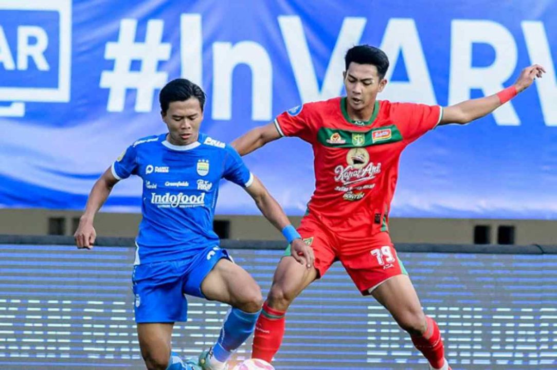 Persebaya saat kalah dari Persib 0-2