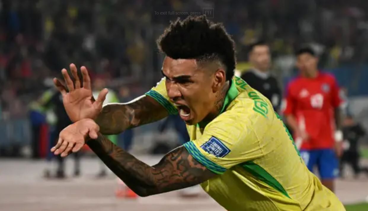 Rating pemain Brasil vs Chile di kualifikasi Piala Dunia 2026