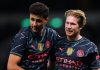 Rodri dan Kevin De Bruyne pemain Manchester City