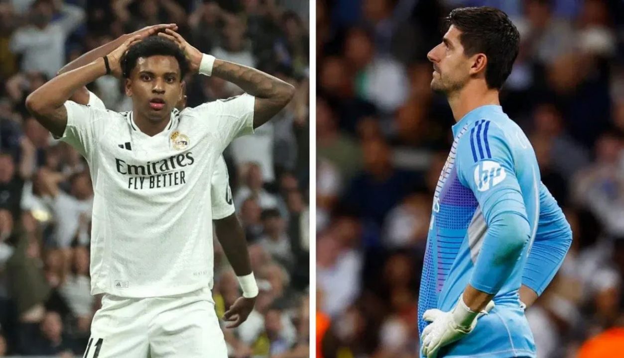 Rodrygo dan Thibaut Courtois pemain Real Madrid