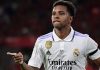 Rodrygo pemain bintang Real Madrid