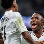 Rodrygo selebrasi bersama Vinicius Junior