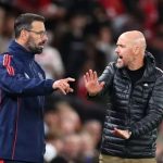 Ruud van Nistelrooy dan Erik Ten Hag pelatih Manchester United