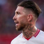 Sergio Ramos di pertandingan Sevilla