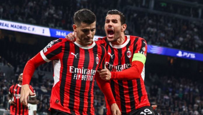 Alvaro Morata pemain AC Milan