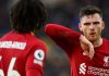 Andy Robertson dan Trent Alexander-Arnold pemain Liverpool