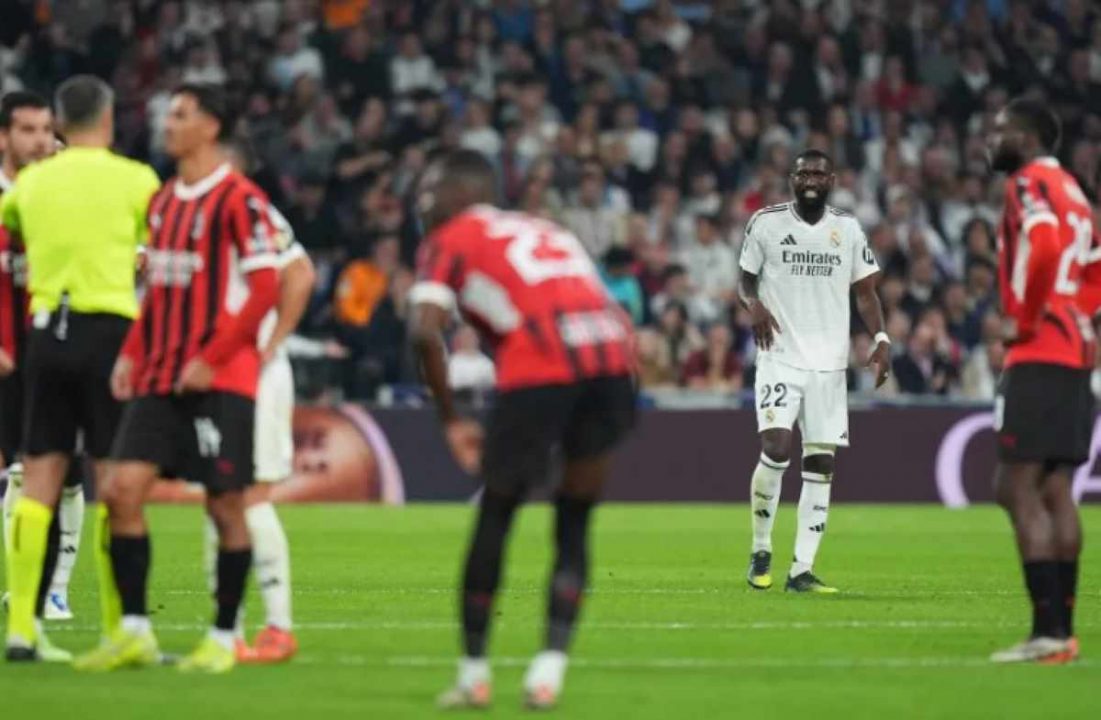 Antonio Rudiger usai Laga Real Madrid vs AC Milan