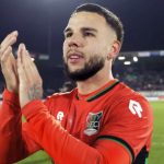 Calvin Verdonk usai membela klubnya NEC Nijmegen di Eredivisie