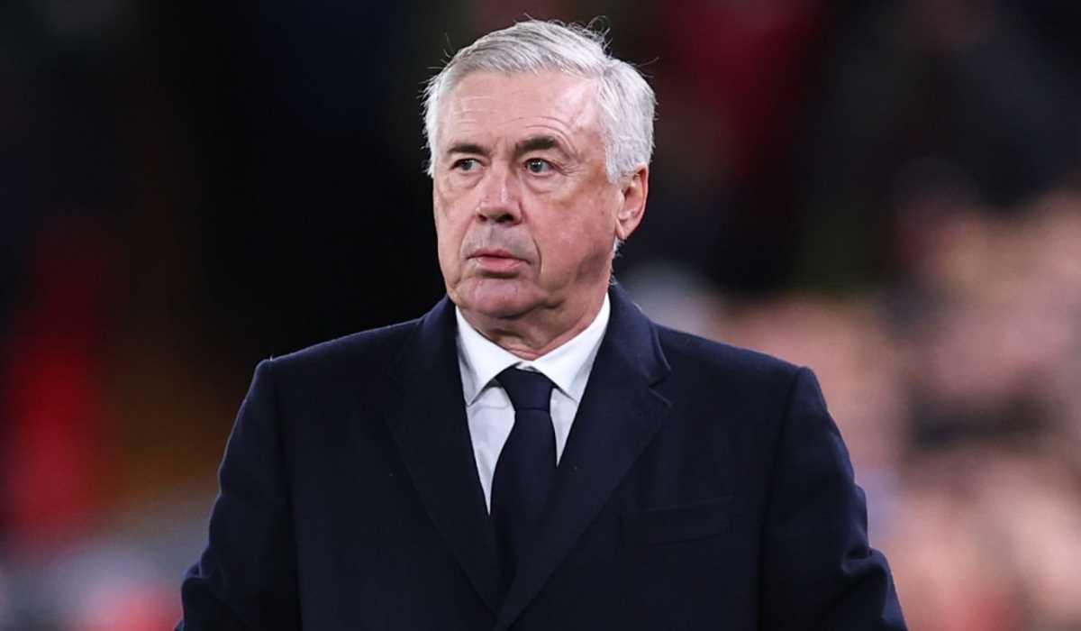 Carlo Ancelotti di laga Real Madrid vs Liverpool