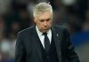 Carlo Ancelotti tertunduk lesu melawan Milan