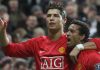 Cristiano Ronaldo saat bermain bersama Nani di Manchester United