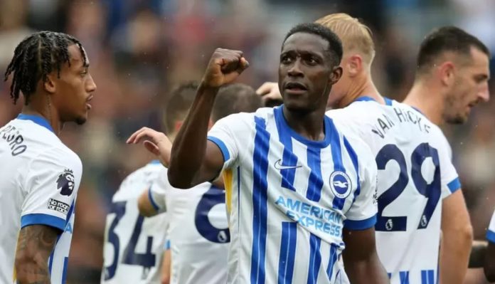 Danny Welbeck pemain Brighton kembali bersinar