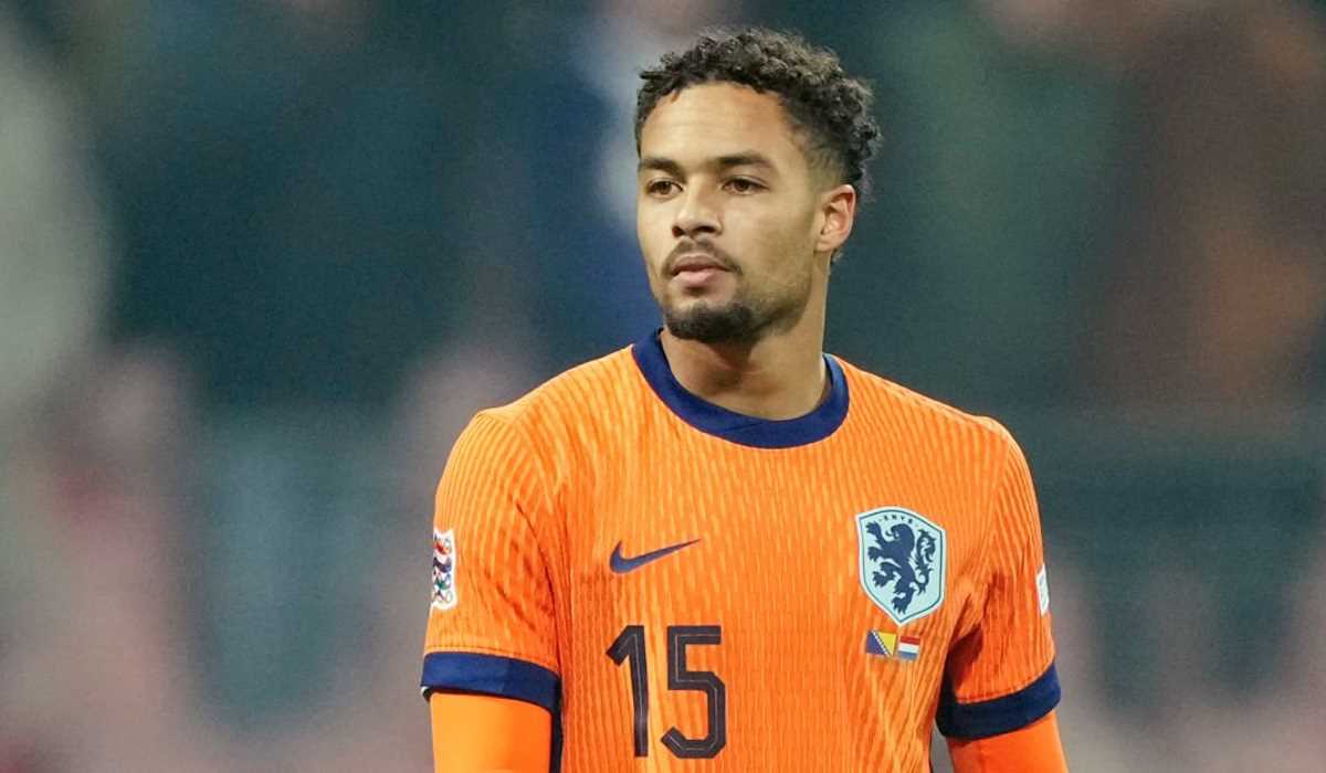 Devyne Rensch di laga Belanda vs Bosnia di UEFA Nations League