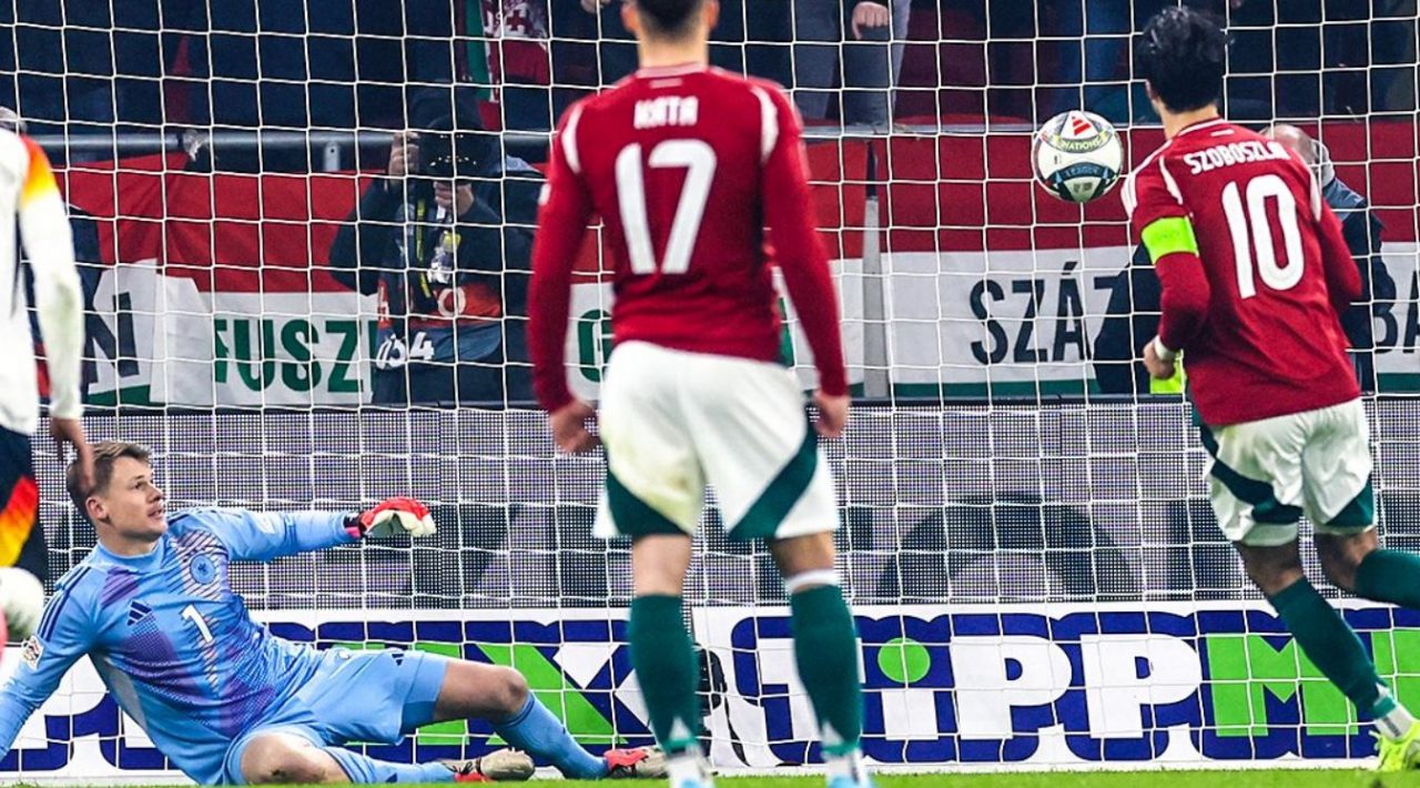 Dominik Szoboszlai cetak gol panenka di laga Hungaria vs Jerman