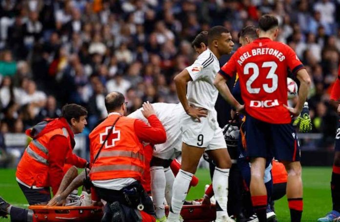 Eder Militao cedera di laga Real Madrid vs Osasuna