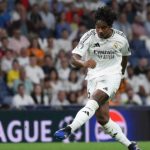 Endrick dalam sebuah laga di Real Madrid