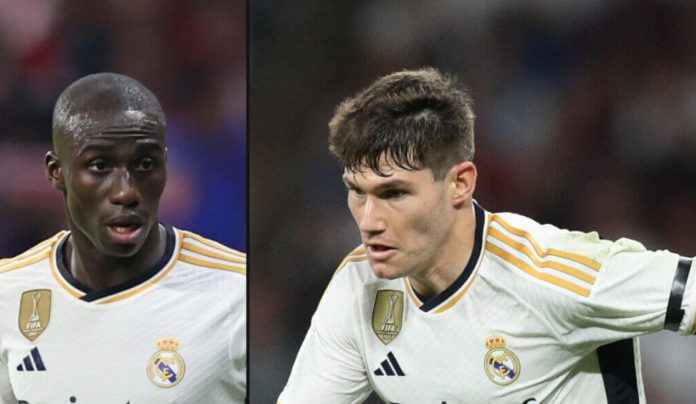 Ferland Mendy dan Frans Garcia pemain Real Madrid