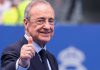 Florentino Perez mengajungkan jempol